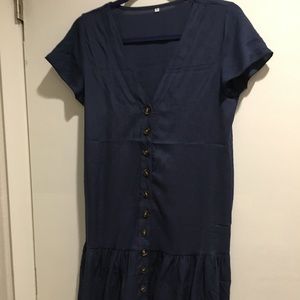 Navy Shift Dress